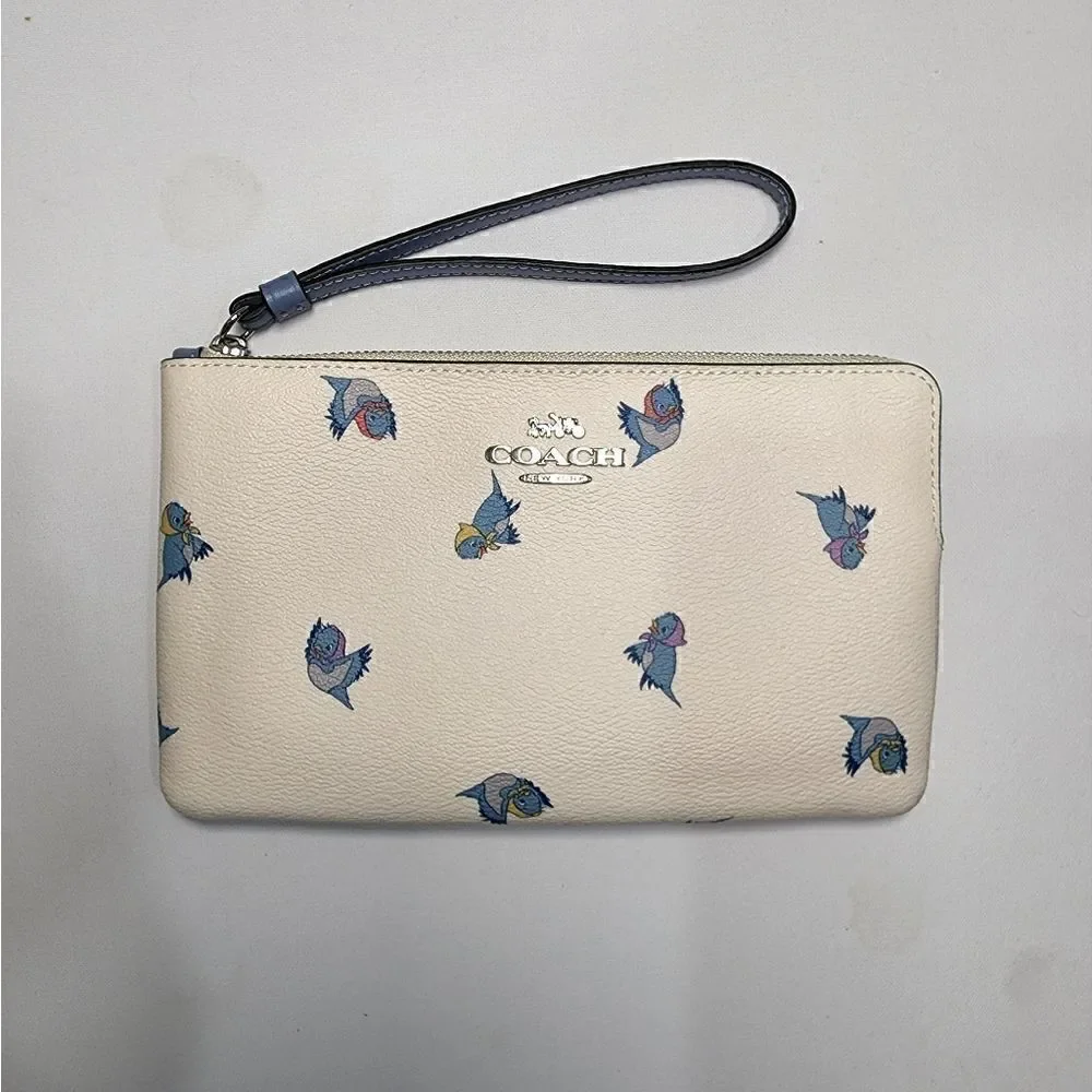 NWT COACH C3359 Disney X Coach Large Corner Zip